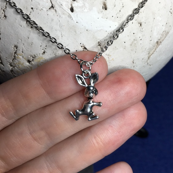 Tampa Coin Rings Jewelry - 🐇 Bunny Rabbit Necklace Tibetan Silver 🐰 4for$20